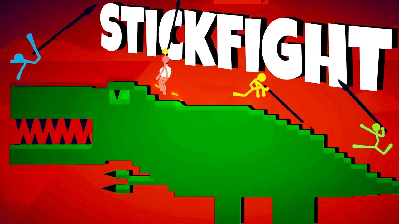 Dinosaur Stick Fight! - Best Stickfight Maps! - Stick Fight Custom Maps Multiplayer