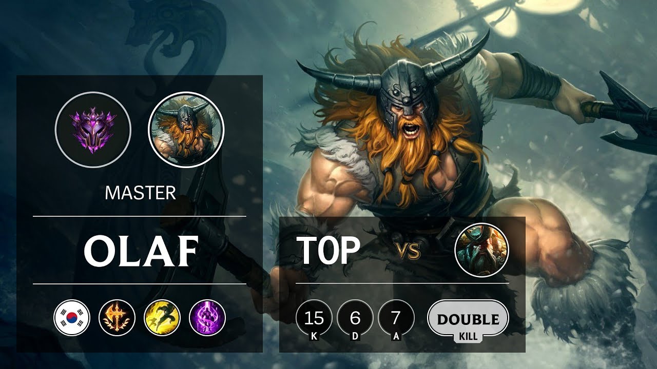 Olaf Top vs Gangplank - KR Master Patch 9.13