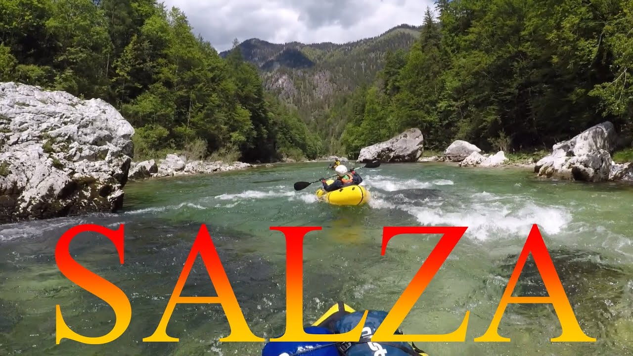 Salza, packraft, Ausztria