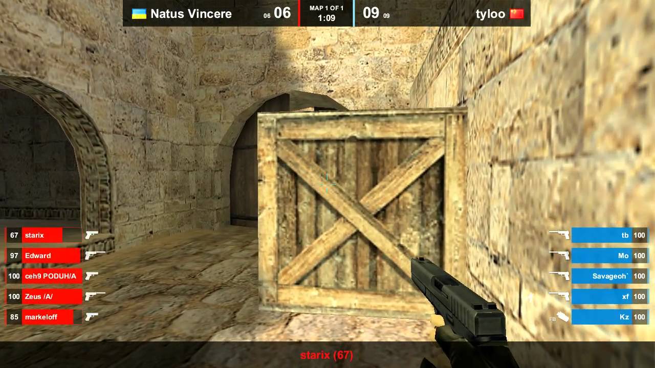 Na`Vi vs. tyloo @ dust2