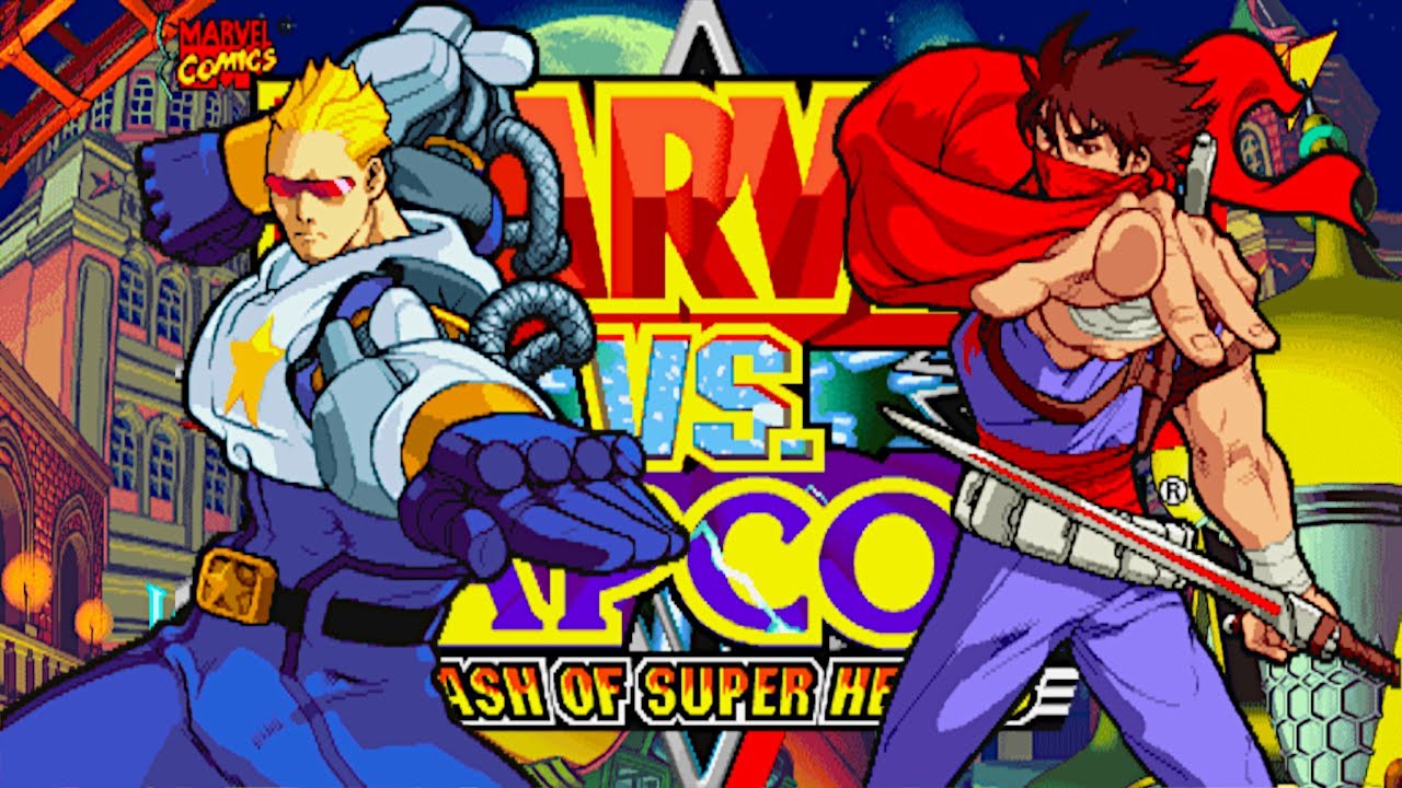 Marvel vs. Capcom - Captain Commando/Strider Hiryu (Arcade) マーヴル VS. カプコン キャプテンコマンドー  / ストライダー飛竜