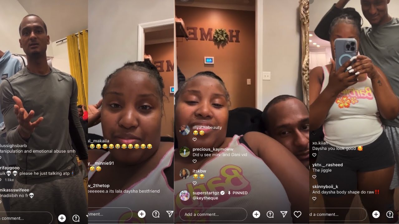 Daysha & Quik V IG Live | Discussion about her Body & Exercising (6.28.22)