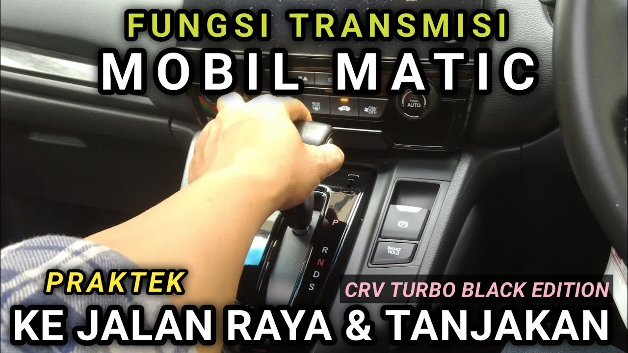 belajar mobil matic pemula ll Honda CRV black edition