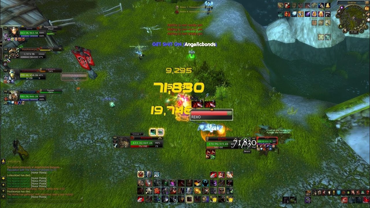 Bajheera - 22-0 Arathi Basin w/ Viewers! :D - 5.4 Warrior PvP