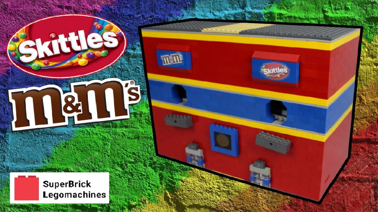 Lego Skittles & M&M's vending machine