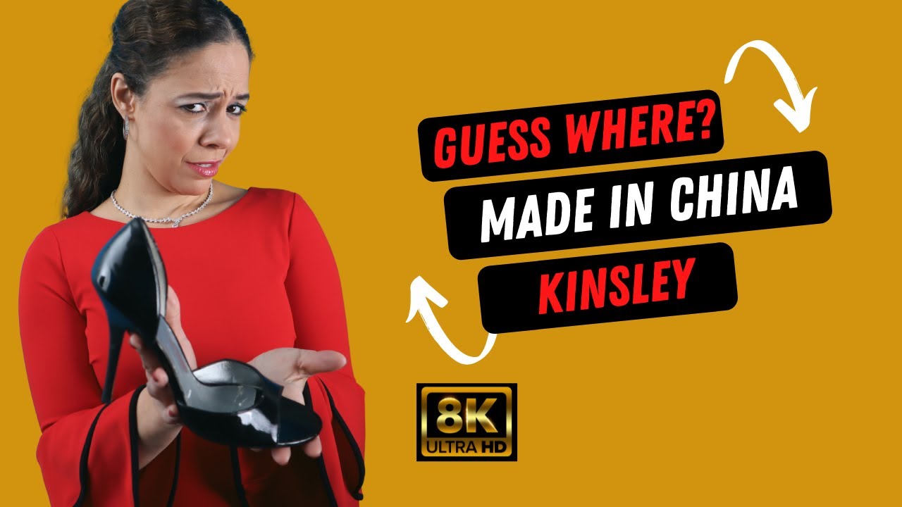 Made in China?... Guess Kinsley Patent Leather Peep-Toe Pump - Heel Review