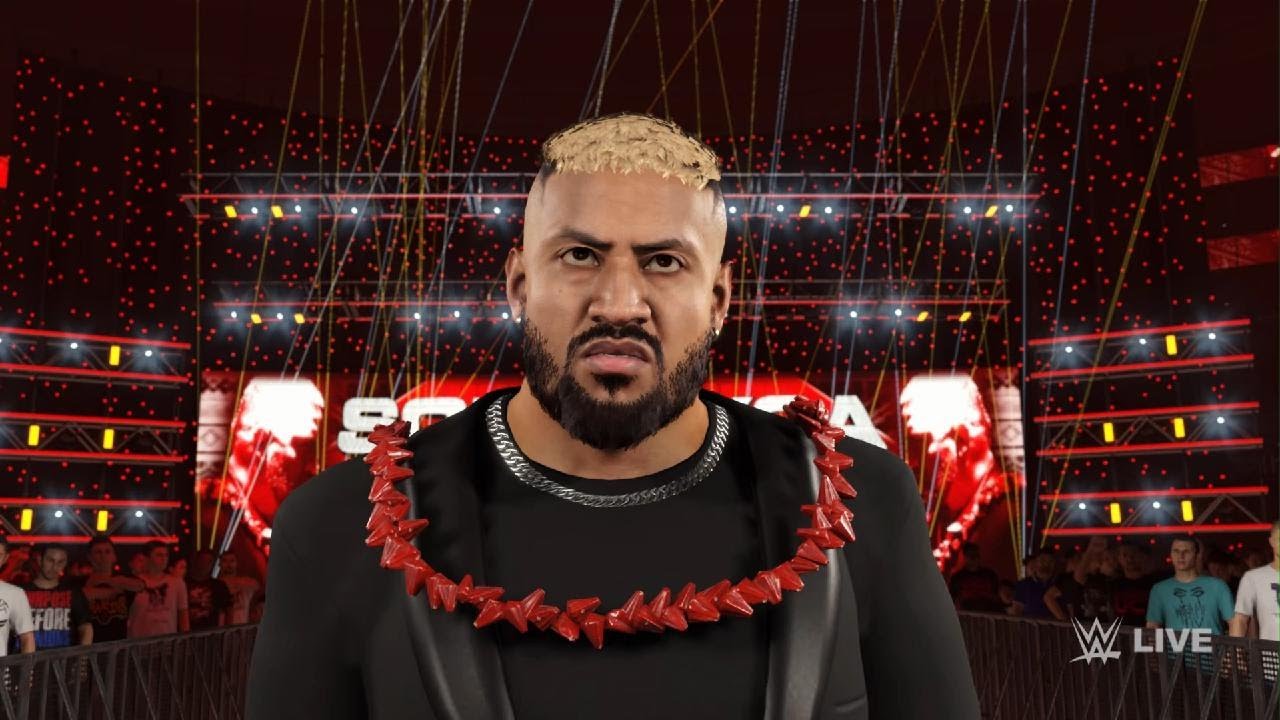 WWE 2K25 Jacob Fatu vs Solo Sikoa World heavyweight championship tournament first round