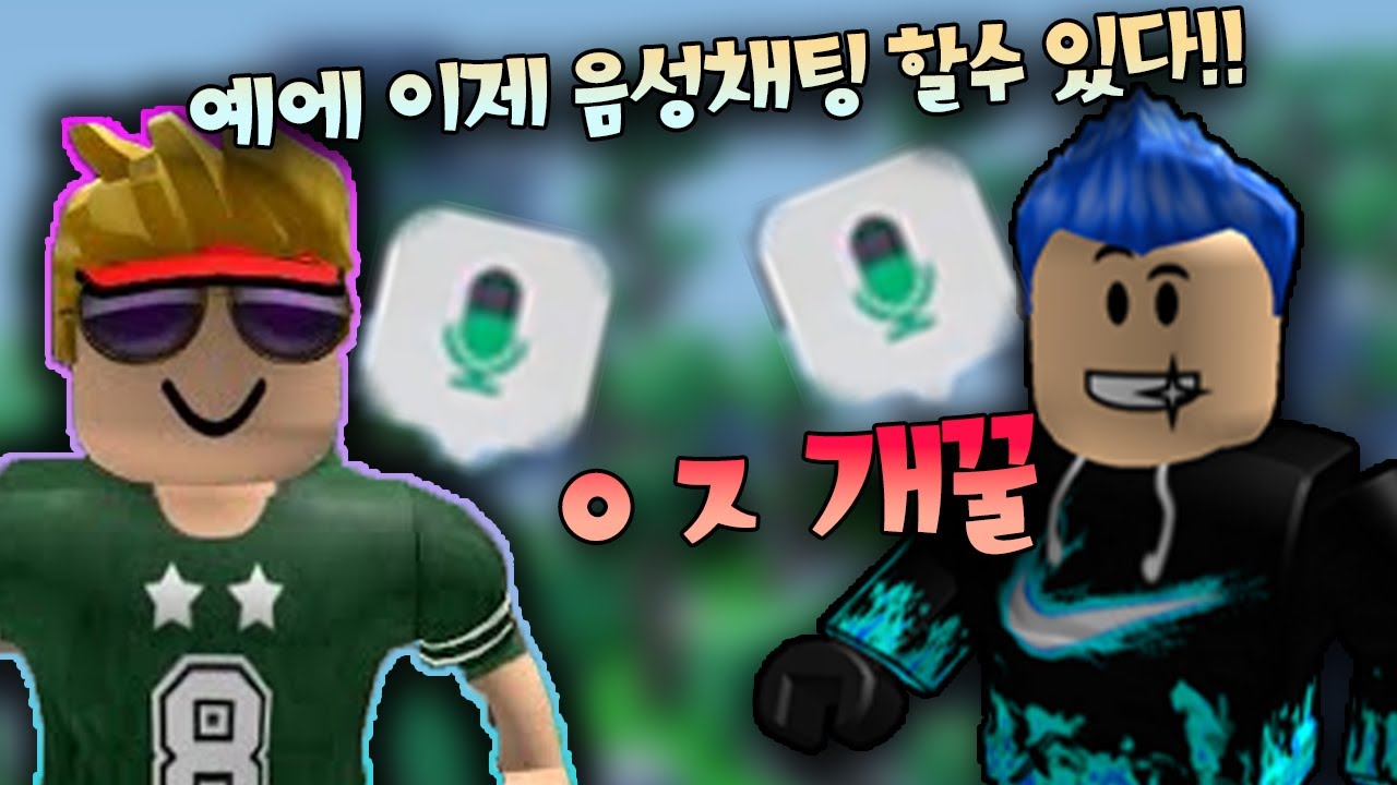 이제 겨우 음성채팅 할수 있는 잼민이 두명을 만났다