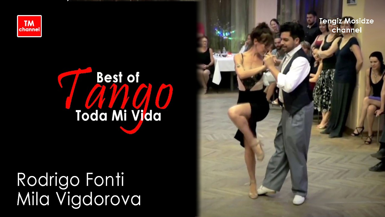 Tango dance performance. タンゴダンスパフォーマンス 💃🕺 Mila Vigdorova and Rodrigo Fonti.  El Calor Tango Club.