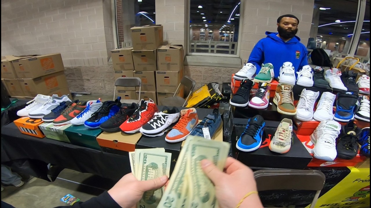 $100 RETRO PAIR FROM SNEAKER CON PHILADELPHIA WILL BE EASY PROFIT. NEGOTIATING FOR STEALS AND DEALS!