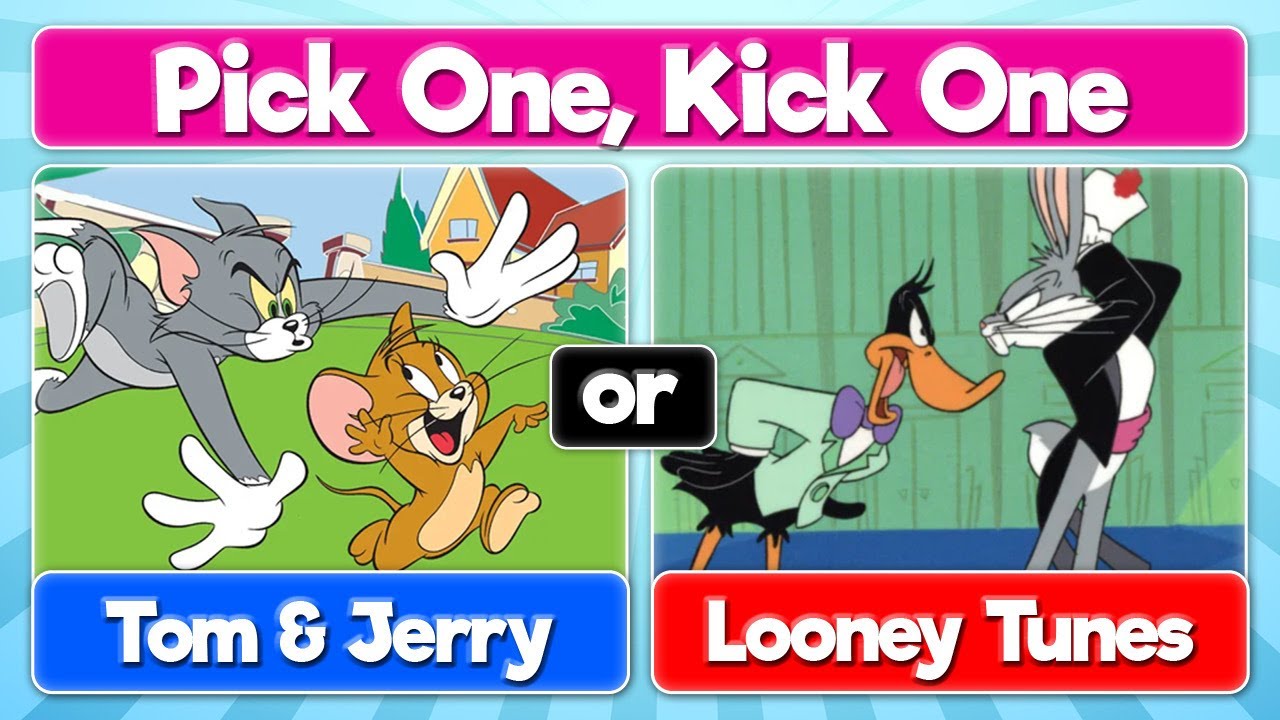 Pick One Kick One Cartoons