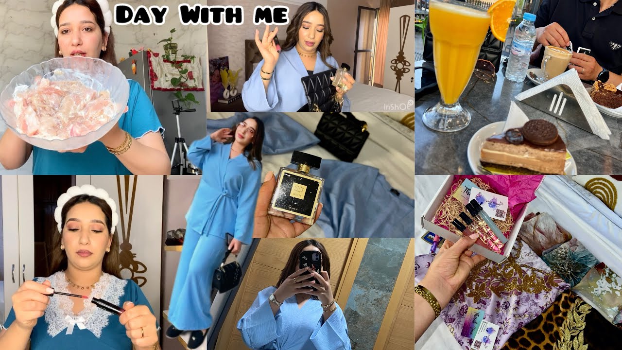 دوزو معايا نهار روبو ديال راجلي 👩🏻‍❤️‍💋‍👨🏻الجديد فالمخاور والشيلان🛍️هادشي هماوي👌🏻وجدت راسي معاكم💄😍
