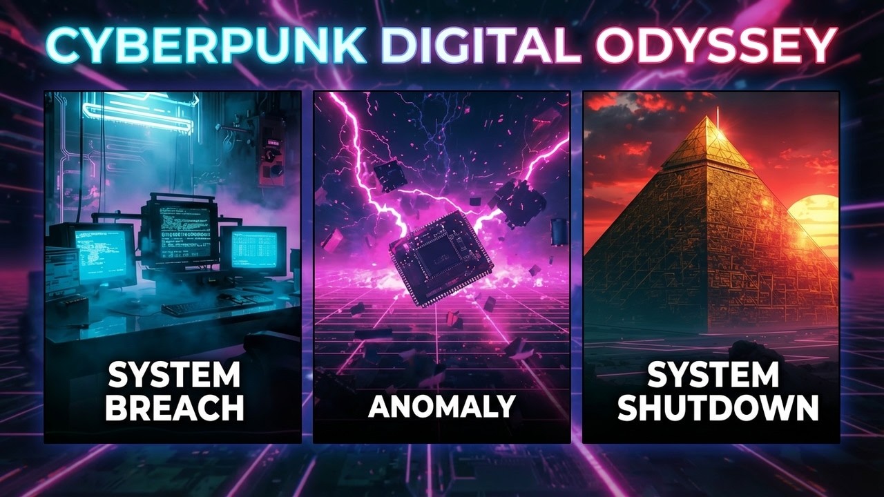 CHRONOS: ANOMALY | Full Cyberpunk & Darksynth Instrumental Album (Deep Focus/Coding)