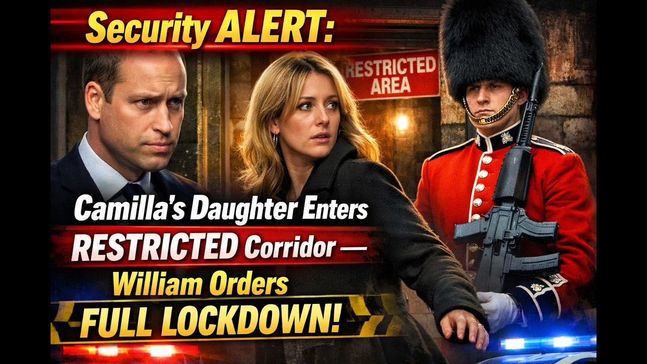 Security ALERT: Camilla’s Daughter Enters RESTRICTED Corridor — William Orders FULL LOCKDOWN!
