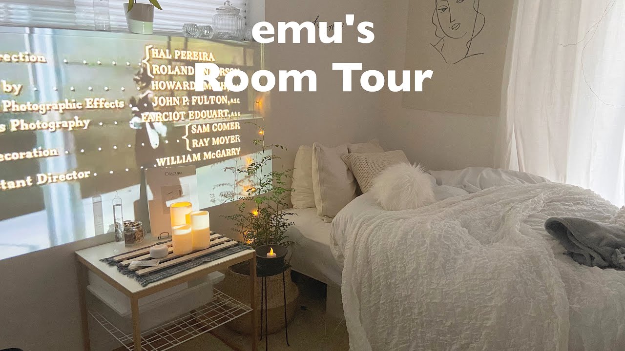\Room Tour/6畳.実家暮らし.学生の狭いけど憩いの空間.ルームツアー.緑のある暮らし