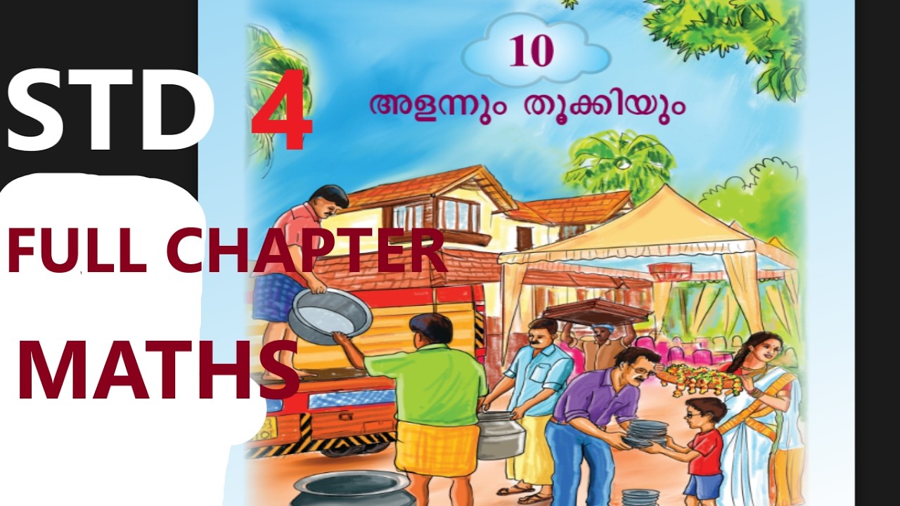 STD 4 MATHS  UNIT 10 അളന്നും  തൂക്കിയും പേജ് 163 TO 172 ALANNUM THOOKKIYUM NEW SYLLABUS 2025