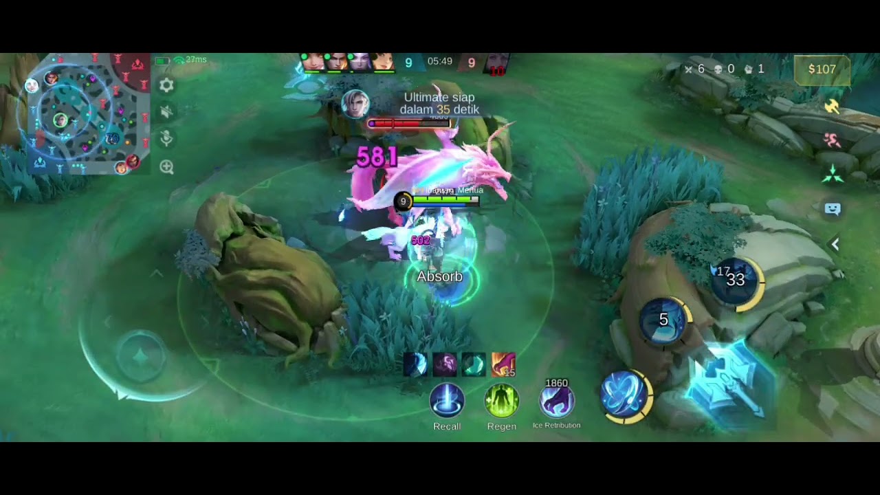 Gameplay aamon mlbb terbaru