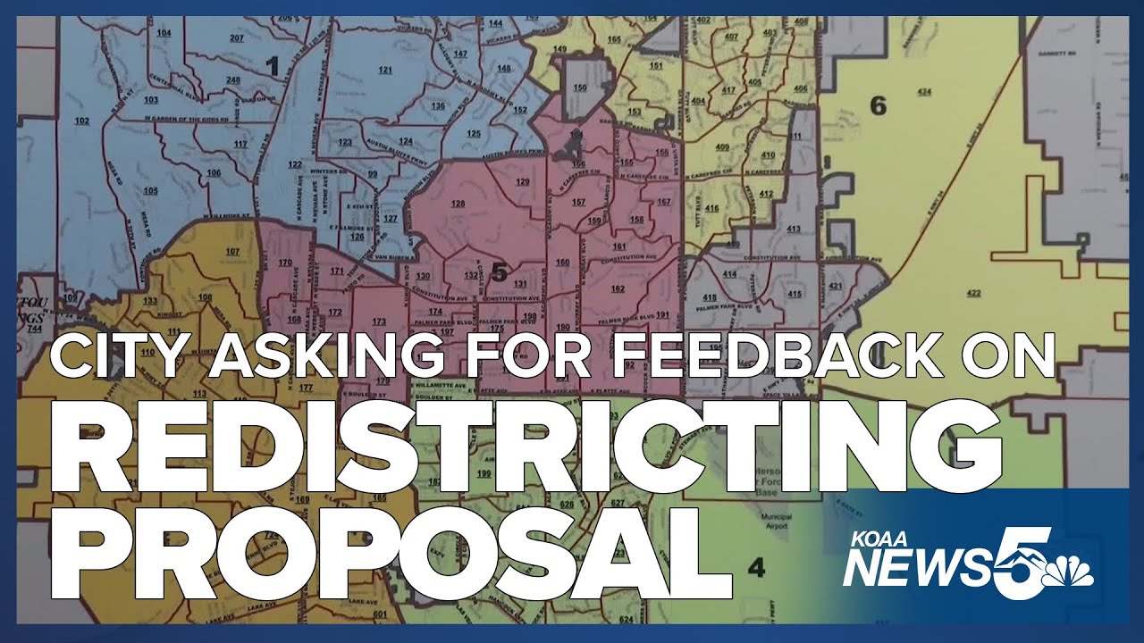 City of Colorado Springs asks for public feedback on redistricting proposal