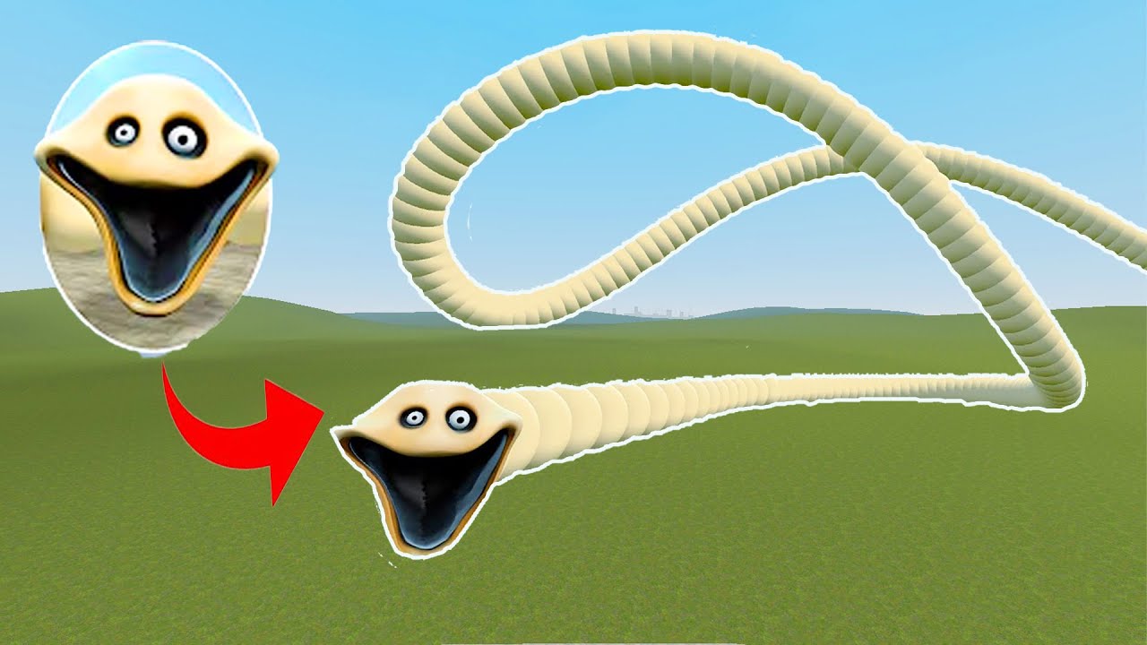I FOUND THE SCARY HUNGRY WORM In Garry's Mod