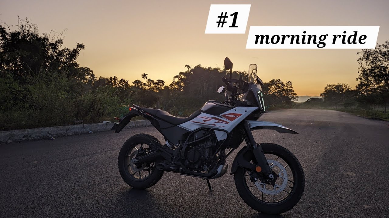 Morning ride|ktm adv 250 |foggy road|#ktmadventure250 ‎⁨@KTM⁩    