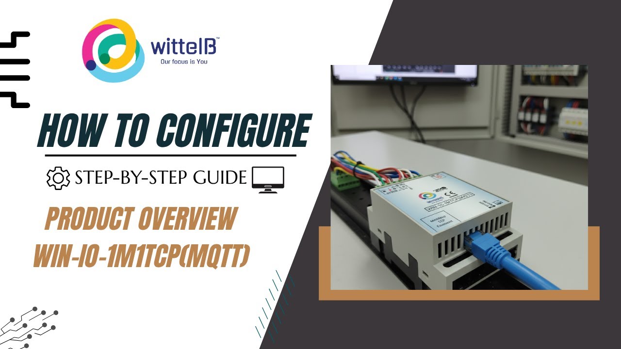 WIN-IO-1M1TCP / MQTT - IO Modbus RTU to Modbus TCP or MQTT Converter