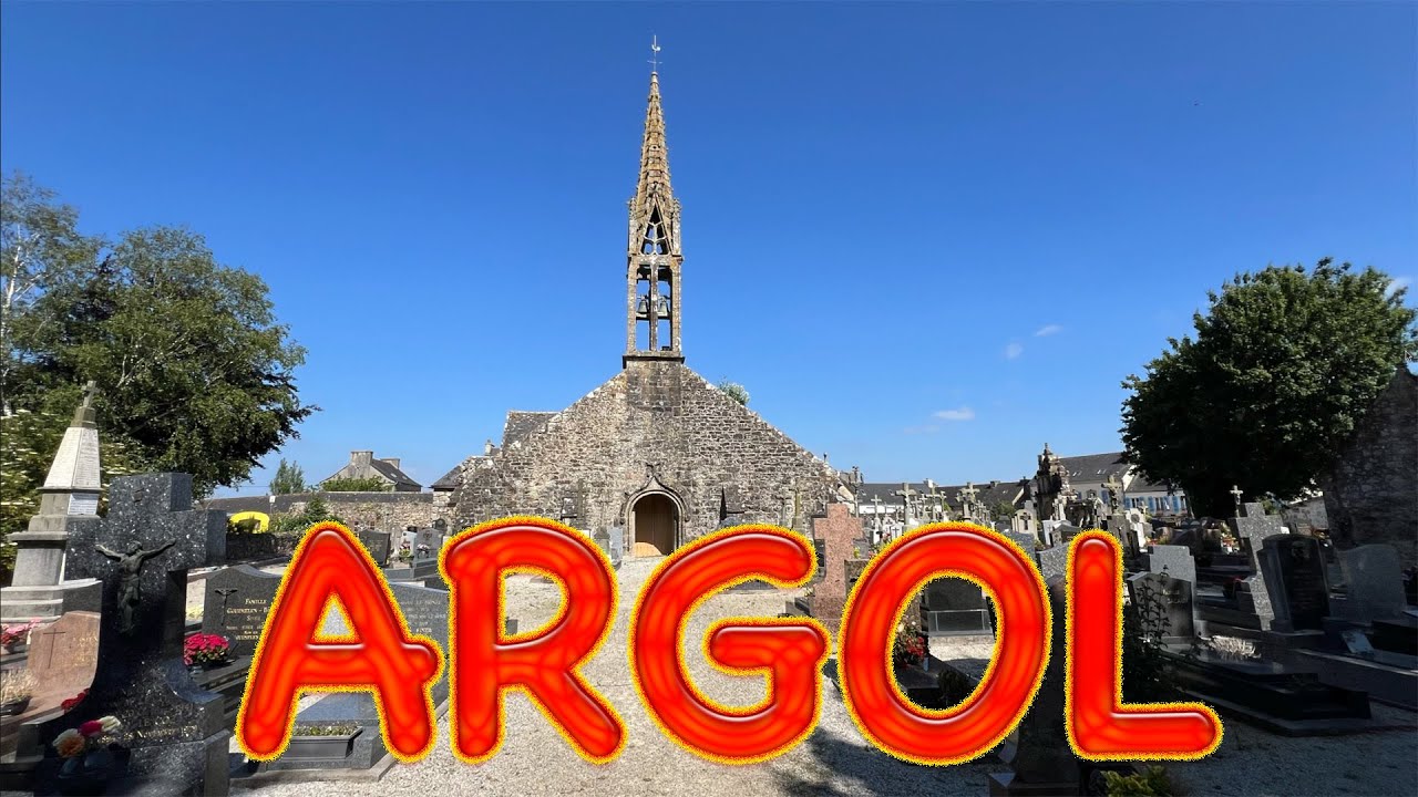 ARGOL    L' ÉGLISE ET LE CIMETIÈRE