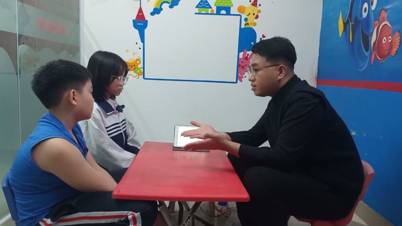 Thùy Trang, Minh Đức-8B-Test 4-Test speaking-Hệ thống Anh ngữ Nemo - Tiếng Anh trẻ em 4-15 tuổi.
