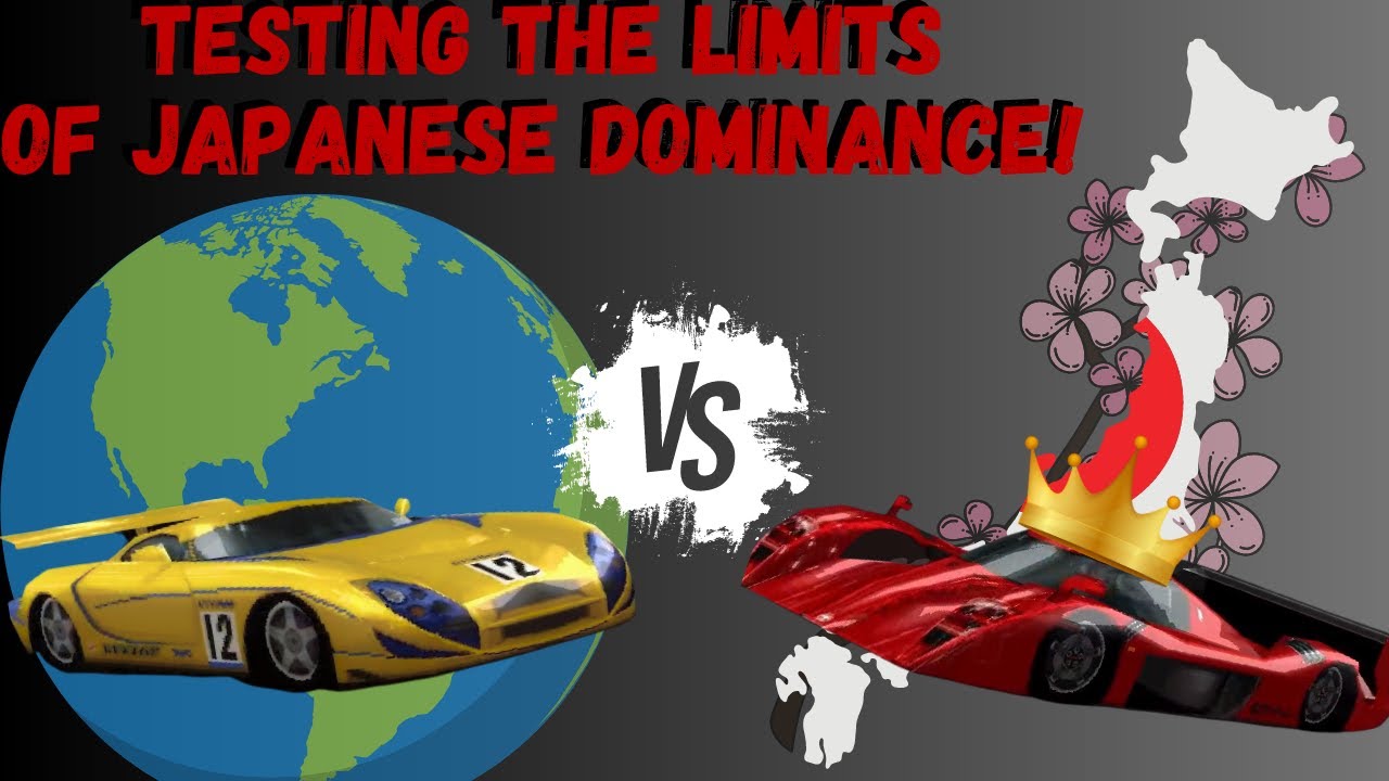 Unleashing the Power: International 1km Drag War in Gran Turismo 2