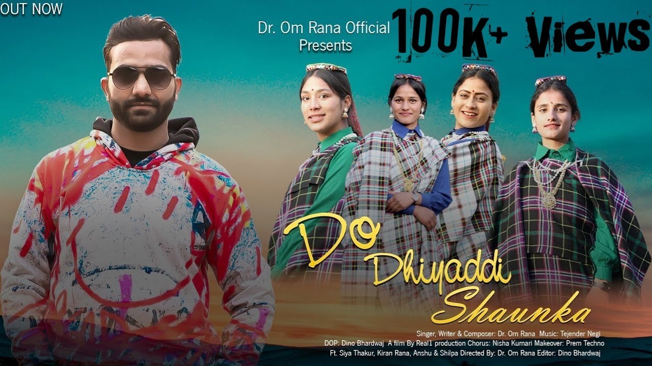 Do Dhiyaddi Shaunka | Latest Pangwali Song | Dr. Om Rana | Tejender Negi | Real1 Production | 2025