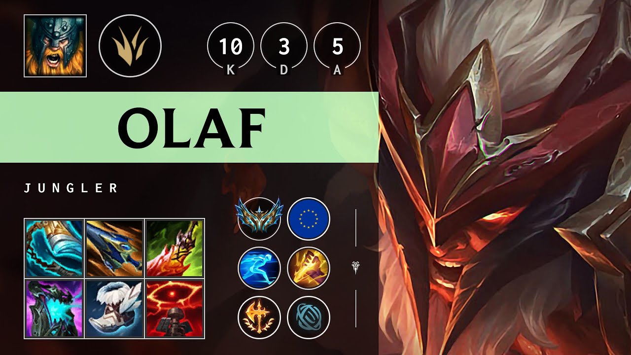 Olaf Jungle vs Zyra - EUW Challenger Patch 25.17