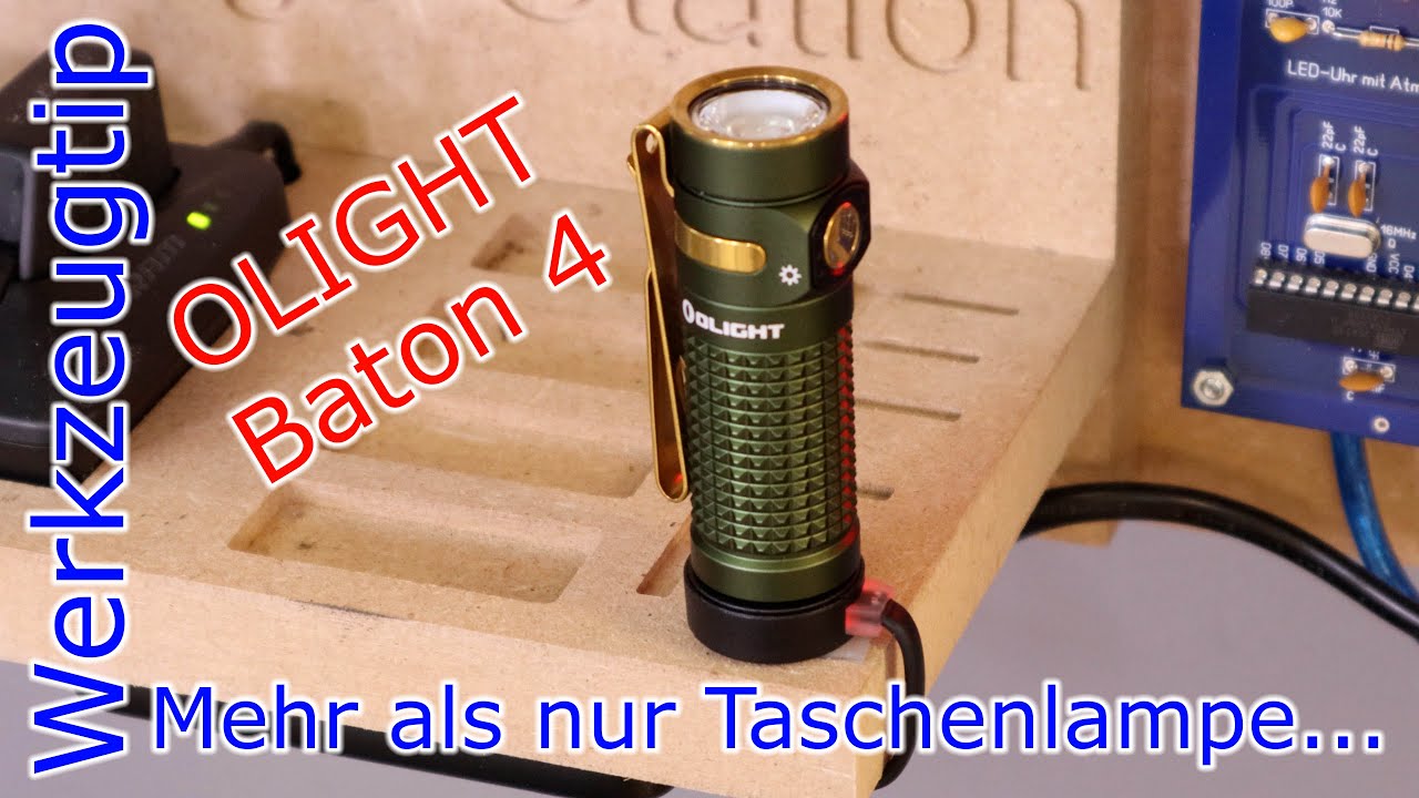 OLIGHT Baton 4 // Coole Taschenlampe für die (e)Bike-Werkstatt!