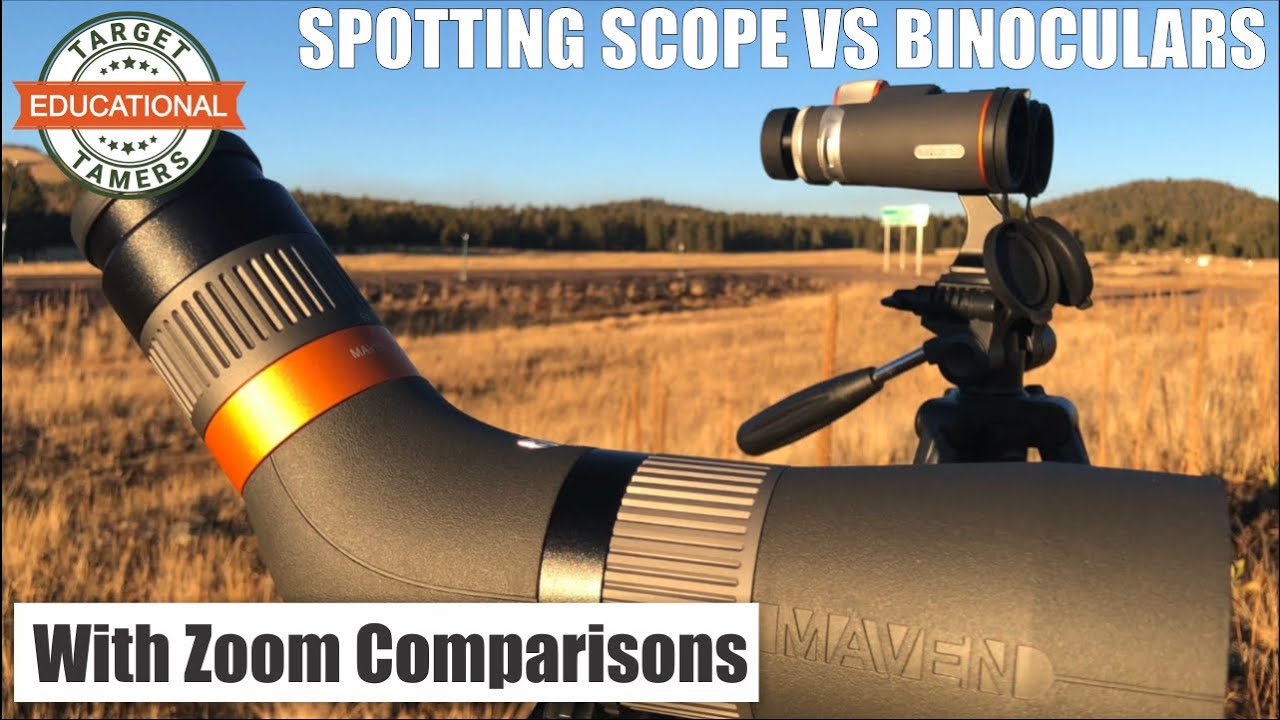 Spotting Scope VS Binoculars: Which is Best for Hunting, Birding, Target Range, Events & More (PICS)