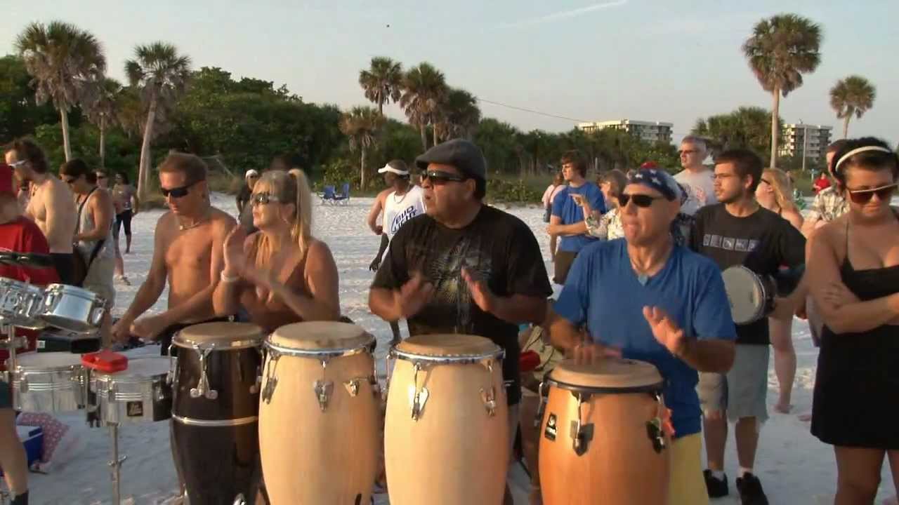 Siesta Key Drum Circle - Sunset Serenade - Celebration of Life - Sarasota, FL