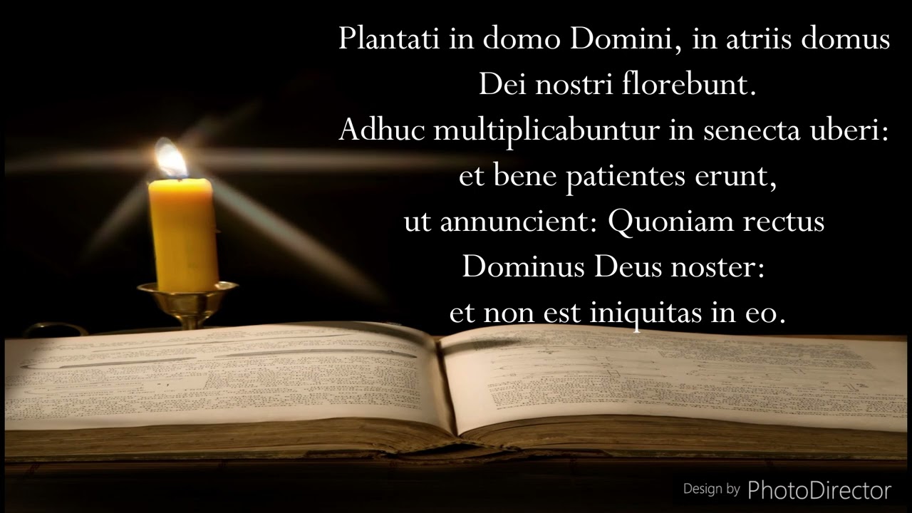 Protection Prayer (Psalm 91 in Latin) in Gregorian Hymn