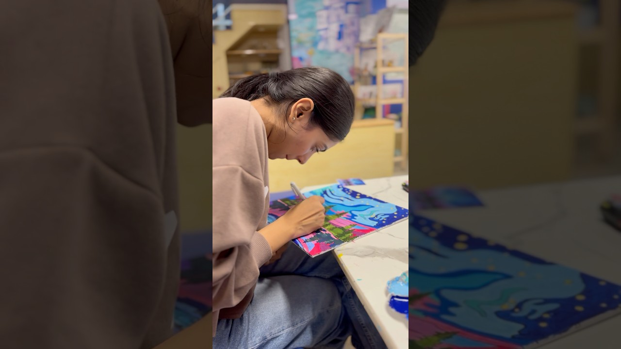 Painting DATE with ❤️ ||Akancha Sharma||.   