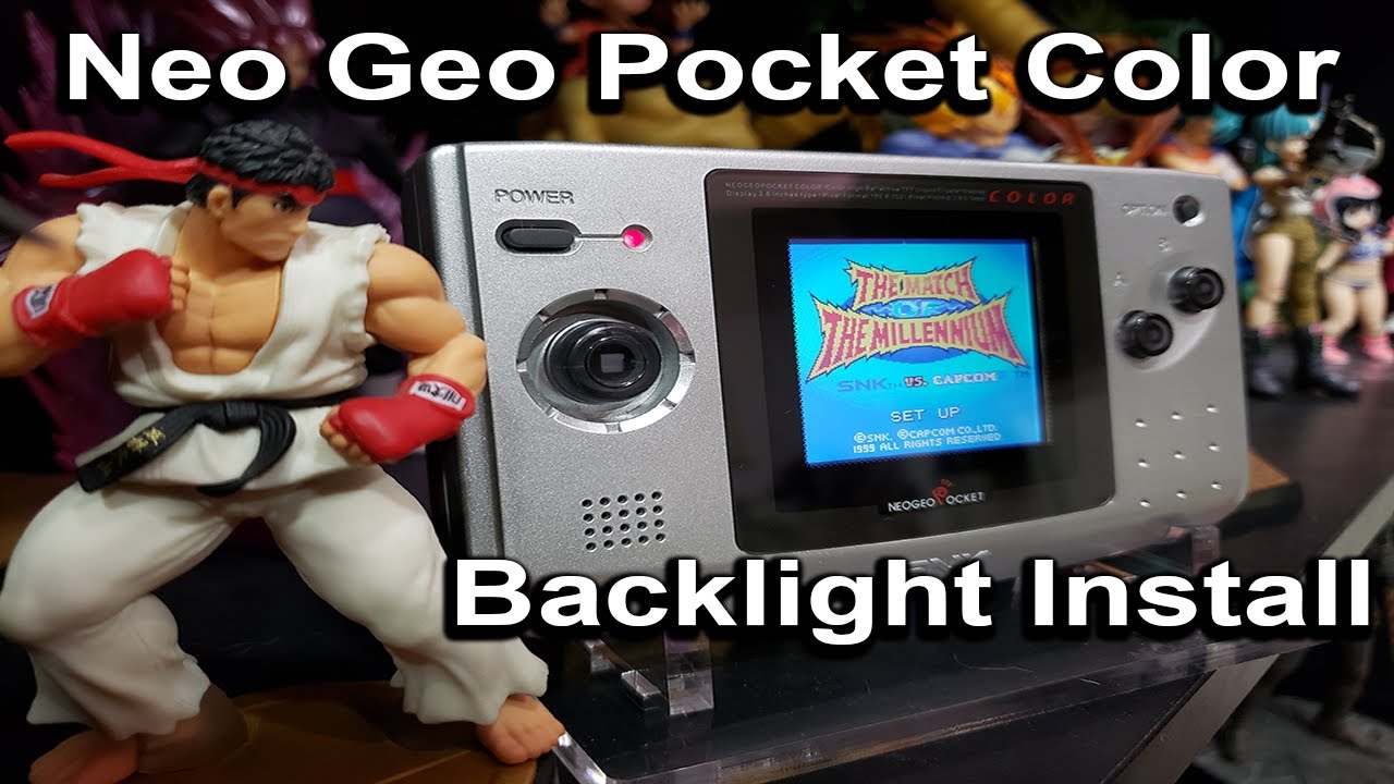 Neo Geo Pocket Color Backlight Screen Install!