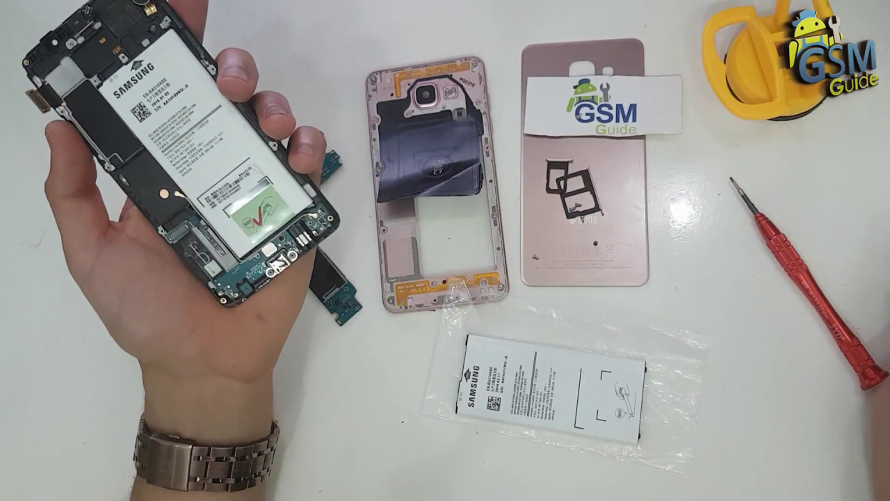 Samsung  A7 / A5  / A3  2016 BATTERY REPLACEMENT - GSM GUIDE