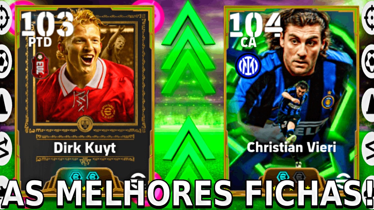 FICHAS PARA Christian Vieri e Dirk Kuyt - EFOOTBALL 2026