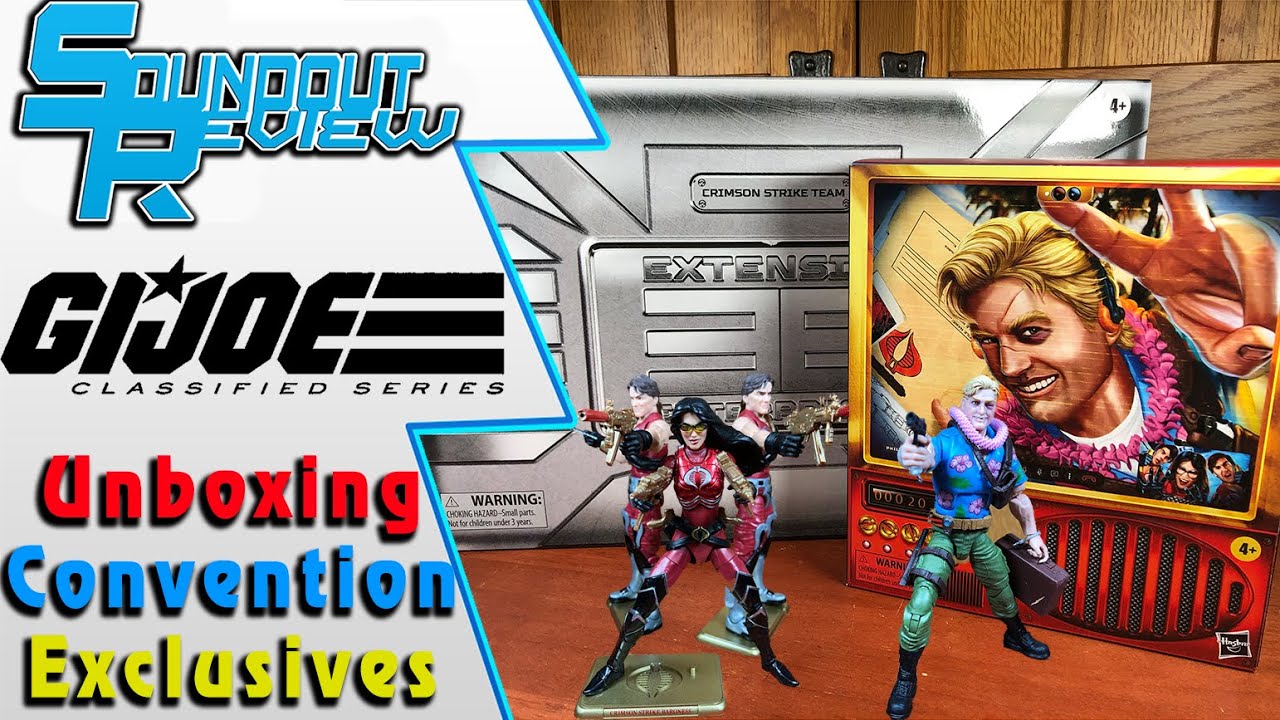 GI Joe Classified Series Unboxing: A Story On Packaging: Chuckles & Crimson Strike Team [Soundout12]