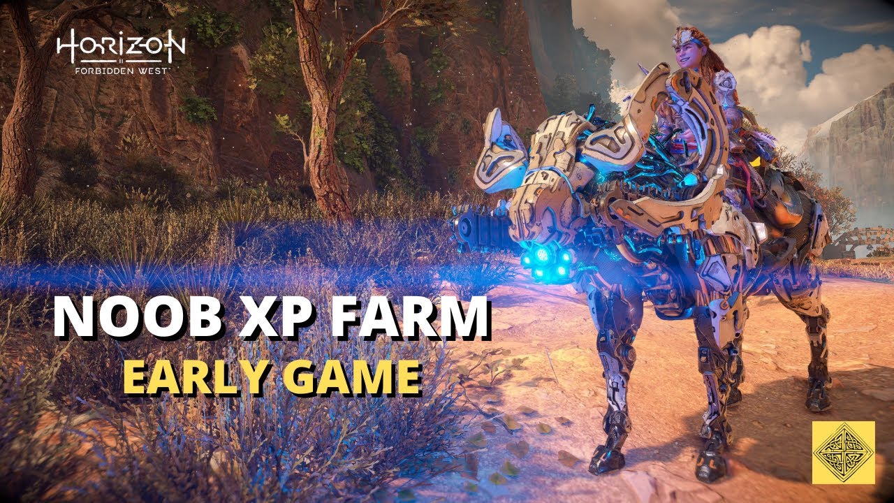 Horizon Forbiddden West - Charger Mount Farm Site - Noob XP Farm - 2,405 XP per trip