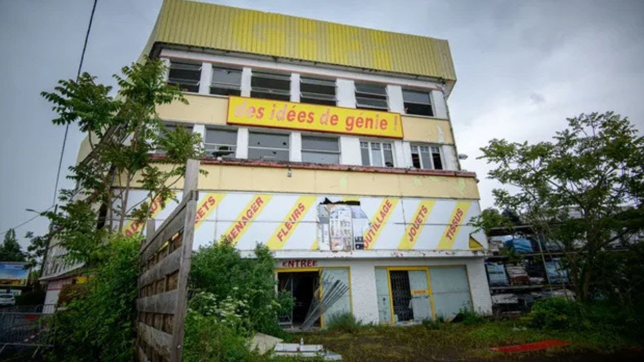 Le centre commercial GIFI "Attention aux squatteurs"...