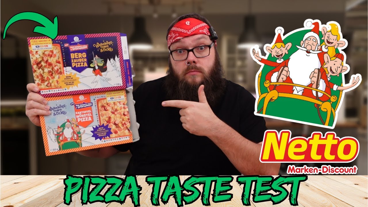 WEIHNACHTSMANN & CO. KG Pizza vom NETTO probiert / Taste-Test