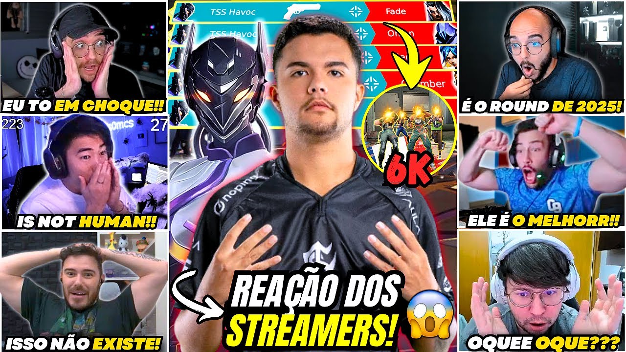 REAÇÃO dos STREAMERS ao ACE 6K do HAVOC - O MELHOR ROUND DO ANO?😱🔥 Team Solid vs Winthrop