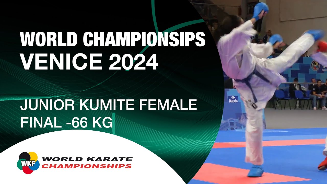 JUNIOR KUMITE FEMALE -66 KG FINAL | M. TANTAWI (EGY) VS R. E. BAULD (SCO) | WORLD KARATE FEDERATION