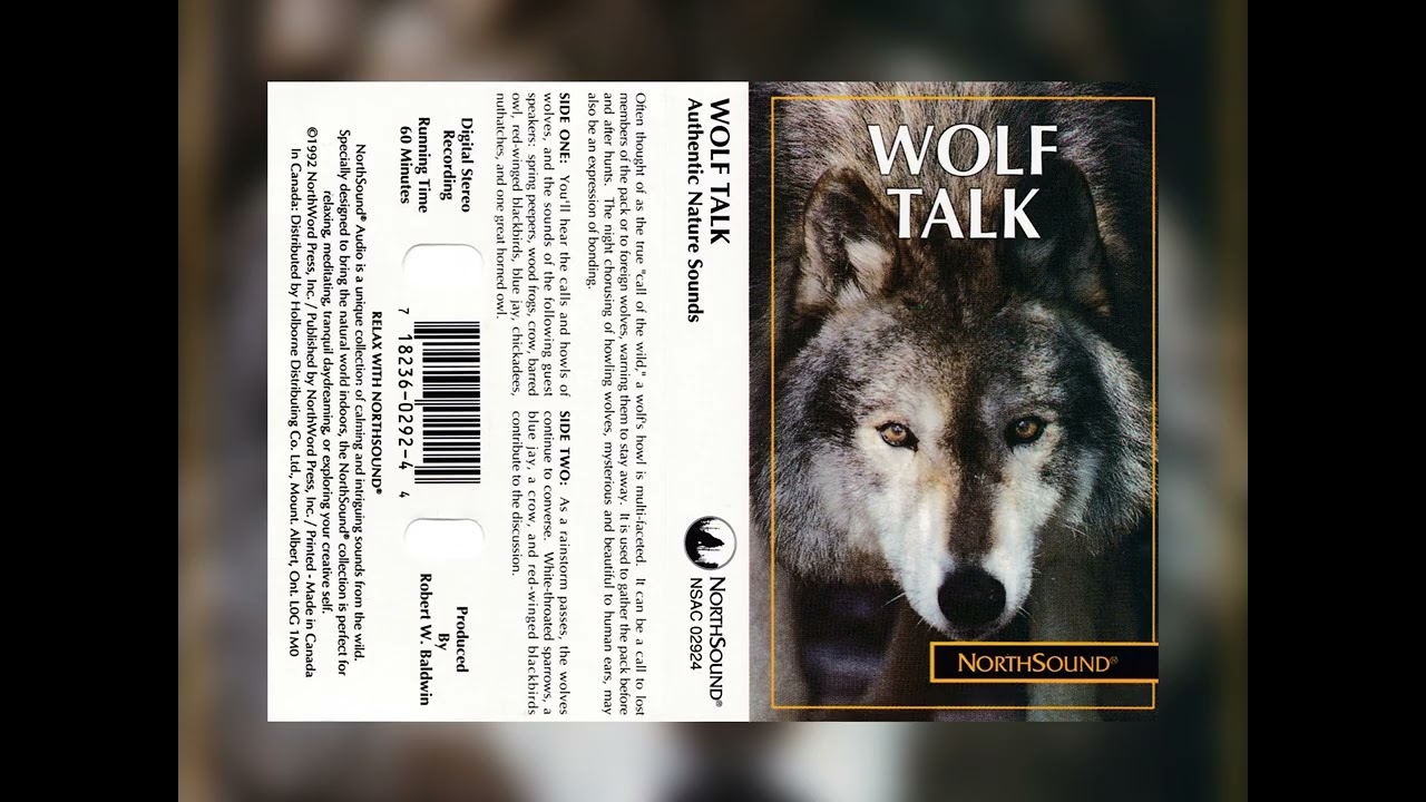 Robert W. Baldwin - Wolf Talk (1992, Northsound, Canada) [cassette rip HQ]