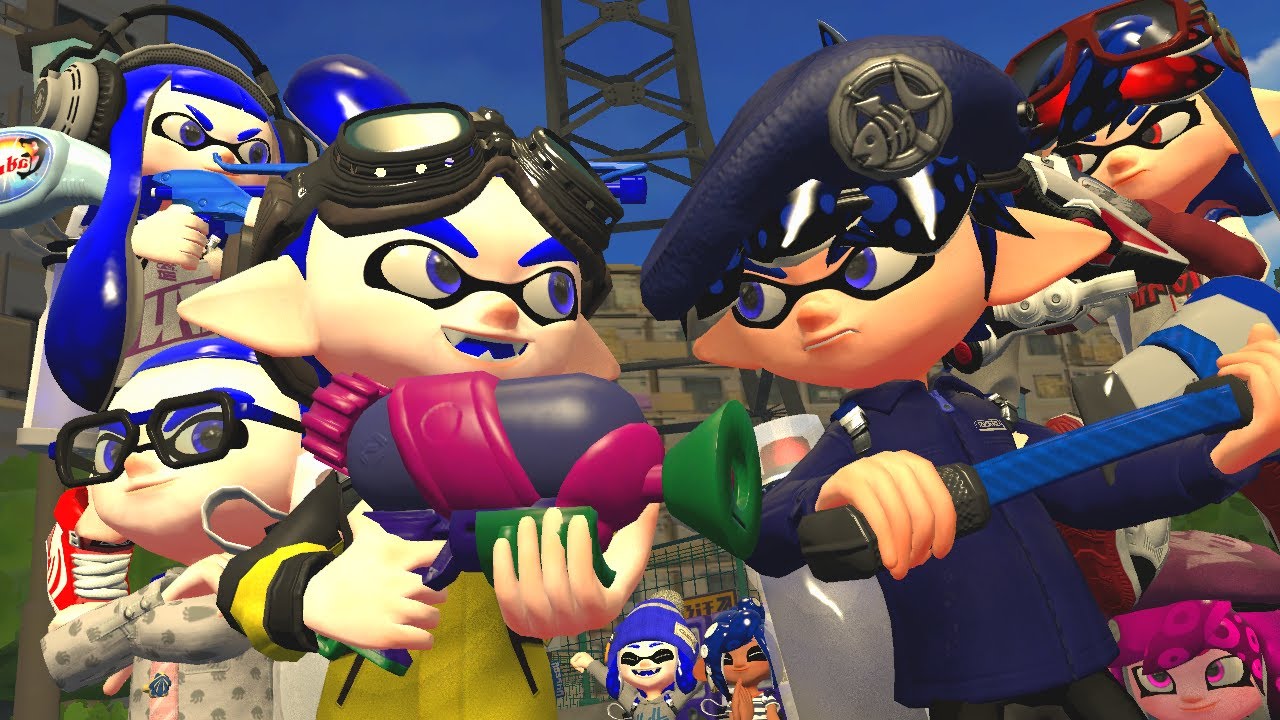 The BLUE team [Splatoon gmod]