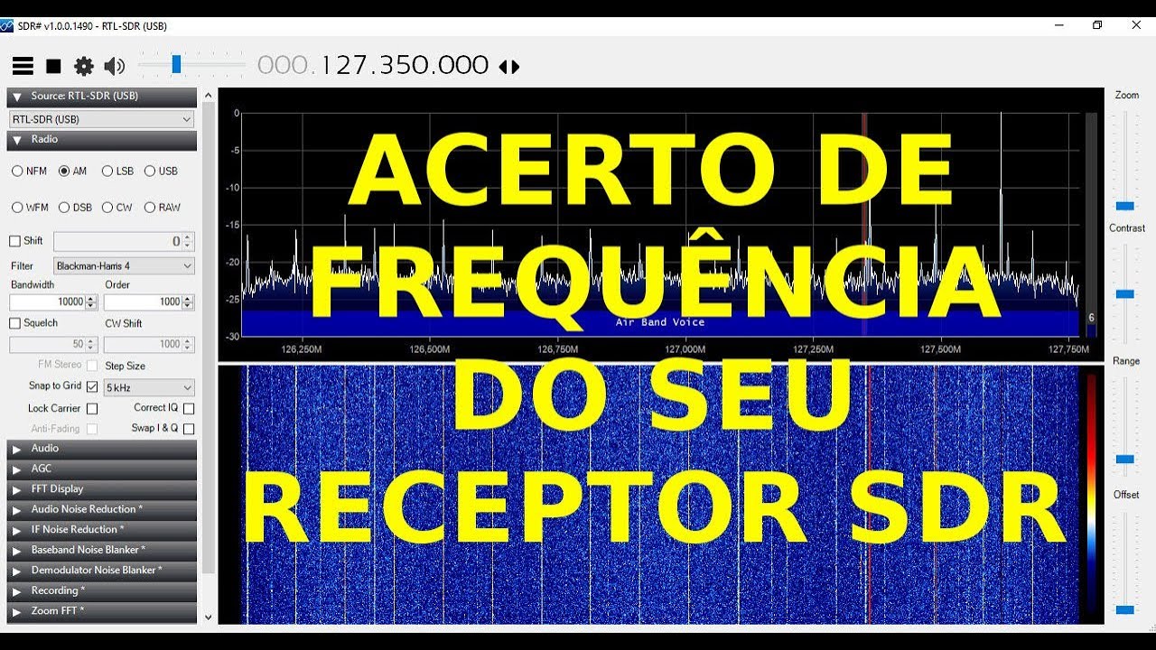COMO AJUSTAR A FREQUENCIA DO SEU RECEPTOR SDR