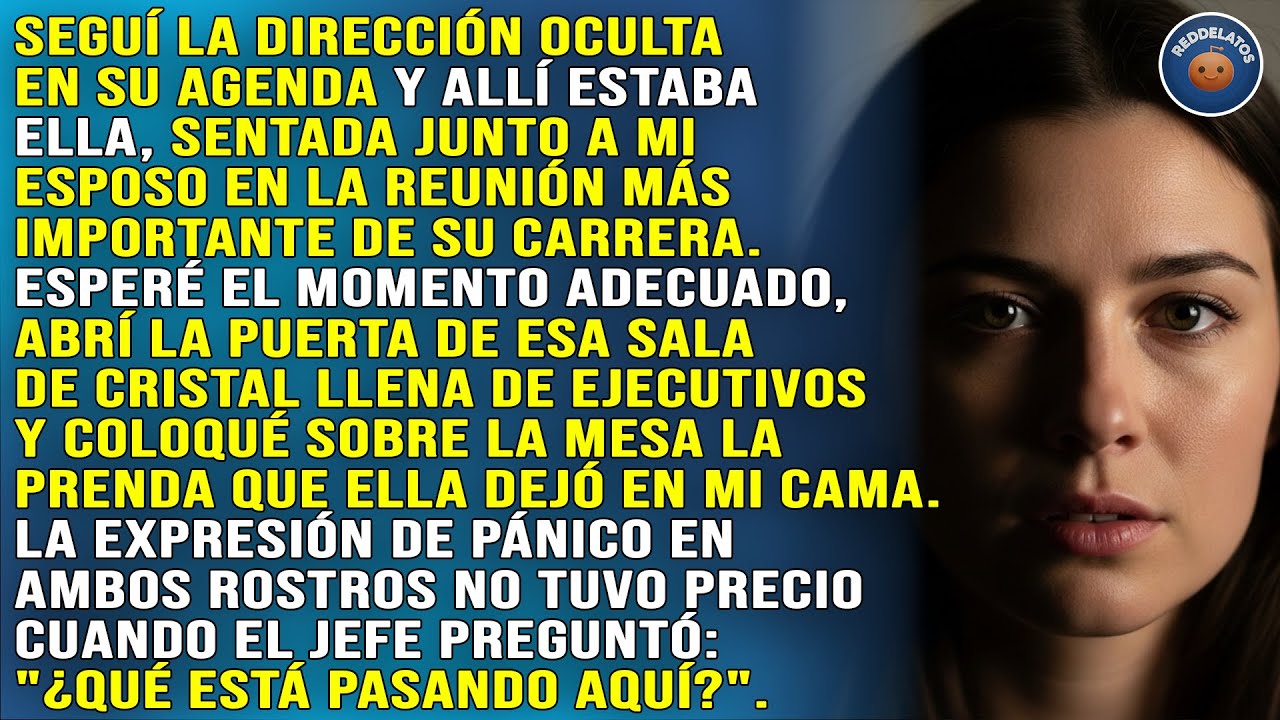 Irrumpí en su reunión de junta directiva para devolver la lencería rosa que su amante dejó en mi...
