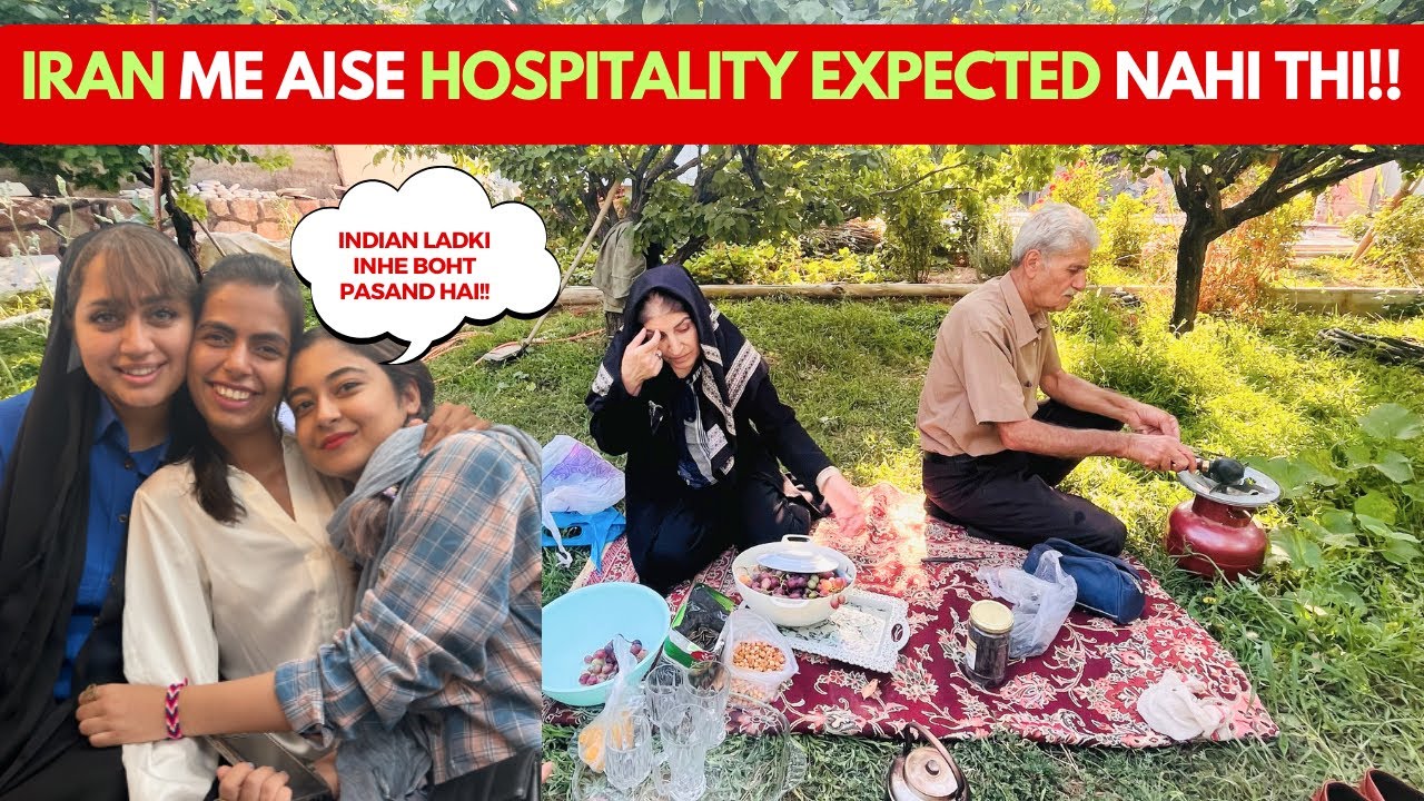 INDIAN GIRL Staying ALONE With A RICH FAMILY in IRAN 