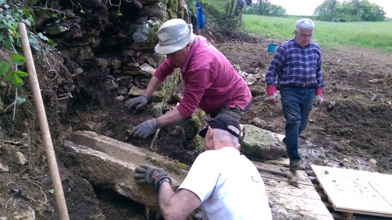 Le Rouissoir - Restauration de pierres sèches